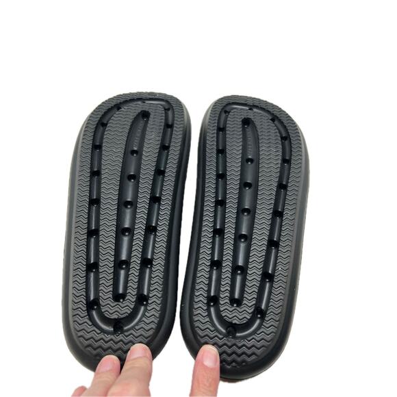 No Brand Flip-Flops Black Sandals Men's Size 11 - Picture 4 of 4